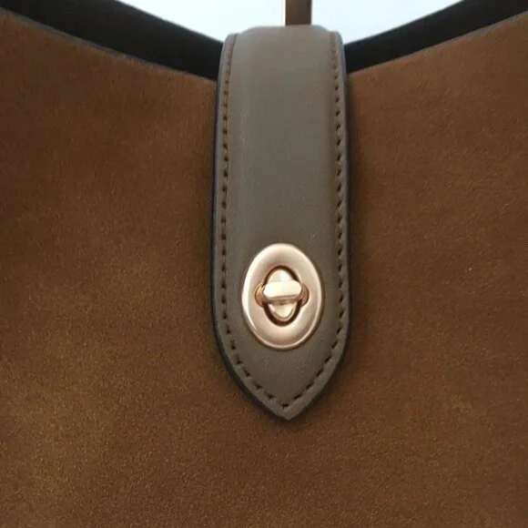 Coach Tan Leather Shoulder Bag - Picture 6 of 8